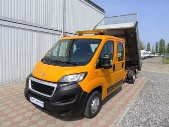 Peugeot Boxer, 2,2 HDI 7Míst třístranný sklápěč + klima
