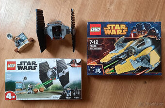 LEGO Star Wars 75038 Jedi Interceptor a 75237 Tie Fighter At
