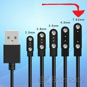 Pogo - 2pin 7,62mm magnetický kabel