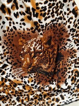 Leopard šaty, vel neuvedena cca S-M