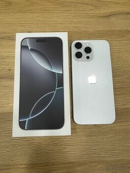 iPhone 16 Pro Max 256GB bílý titan