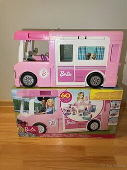 Mattel Barbie Karavan snů 3v1–kompletní set, stav jako nový