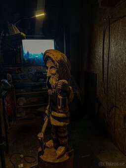 Dřevěné sochy do zahrady