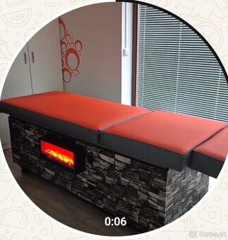 Elektrické Masážní  kosmetické Lehátko AKCE Masiv vyhřívané