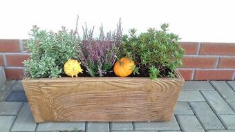 Truhlík z umělého kamene, s vyjímatelnou vložkou