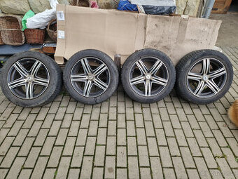 Prodám litá kola R16, rozteč 5x108 a pneu 215/55 R16 93H