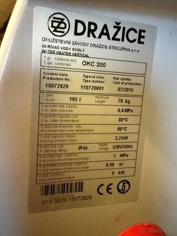 Bojler kombinovaný Dražice 195L