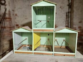 Voliéra - 4 klece pro drobné ptactvo