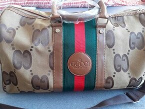 Cestovní taška Gucci hnědá