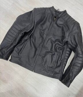 Pánská motorkářská kožená bunda Bixton