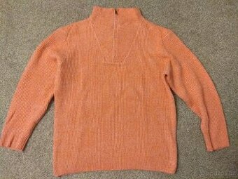 Nový unisex rolák Bonprix - L, lososová barva