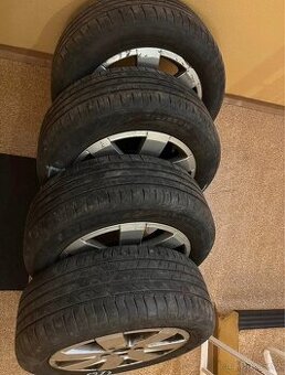 4 x Alu kola s letními pneumatiky 215/55 R16