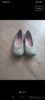 Dívčí balerinky kožené vel.32