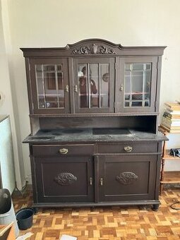 Starožitný dýhovaný sekretář (První republika)