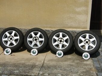 Hliníkové disky + pneumatiky na ŠKODA FELICIA