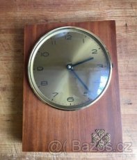 Vintage nástěnné dřevěné hodiny - 1