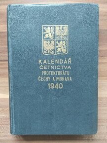 Kalendář četnictva protektorátu Čechy a Morava 1940 - 1