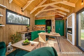 Tiny house 9 x 4 m ( Mobilní dřevostavba)