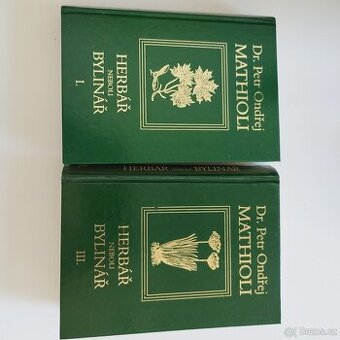 Dr. Petr Ondřej Mathioli Herbář neboli bylinář, I., II. III.