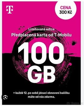 Limitovaná edice T-Mobile 100GB SIM