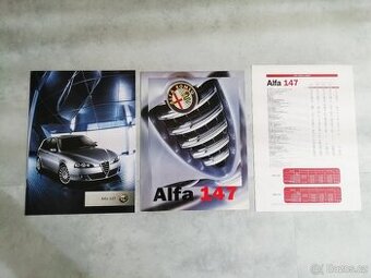 Alfa Romeo 147 CZ katalogy a ceník - doprava v ceně