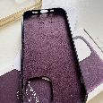 Iphone 13 mini leather case + Panzer glass čiré pouzdro