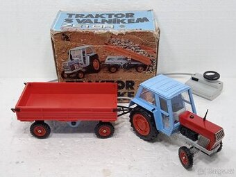 KDN Traktor s valníkem Zetor Crystal 8011- retro hračka