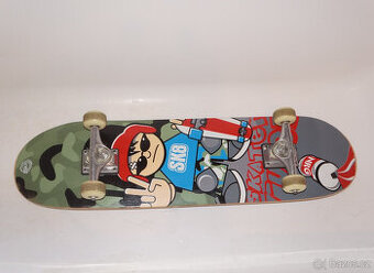 Skoro nový skateboard 30“ SK8, délka: 78,5 cm (30"), šířka