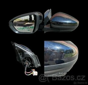 Leve zrcatko Opel Grandland x cerne