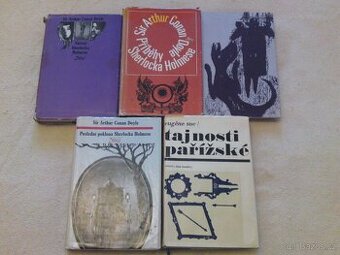 A. C. Doyle knihy Sherlock Holmes + Eugene.Sue
