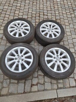 Prodám orig.alu 16 VW Sharan 5x112 ET 59 letní pneu