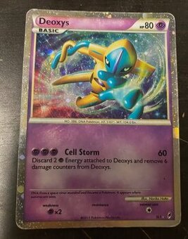 Pokémon deoxys sl1 holo 2011