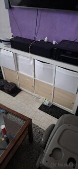 IKEA Kallax s vložky dvířky