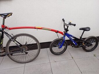 Dětské kolo Specialized Hotrock 16"+tažnou tyč Trail-Gator