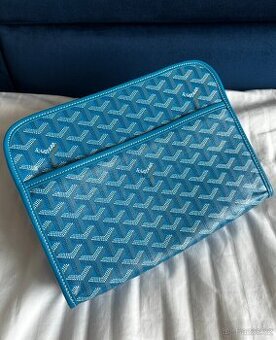 Goyard Sky Blue Clutch MM