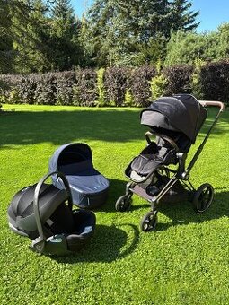 Cybex E-Priam Rose Gold 3in1 + kabelka Cybex