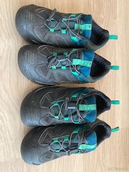 2x Turistické nepromokavé boty, vel 37