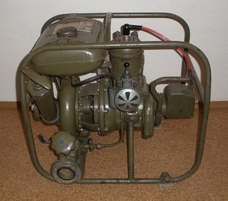 Historické hasičské čerpadlo PS2/3