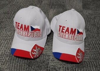 2 Kšiltovky Team Czech Republic + zdarma 2 ČD Cargo