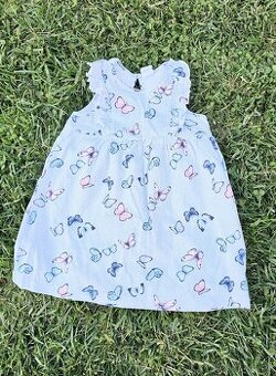 Nové šatičky s motýlky H&M vel.86(12-18m)