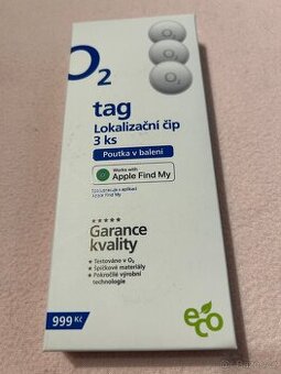 Nové 3ks lokalizační čipy O2 tag pro Apple
