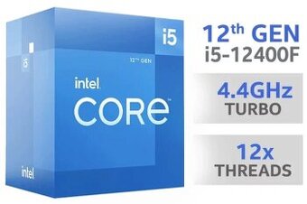 Nový nerozbalený procesor Intel Core i5-12400F Box