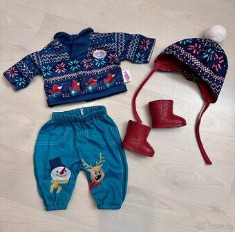 Vánoční obleček pro baby born