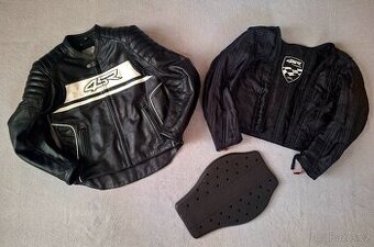 Kožená bunda 4SR Roadster II Pearl White.. NOVÁ