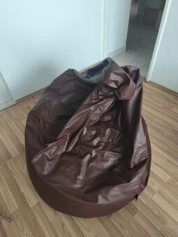Sedací pytel hnědý