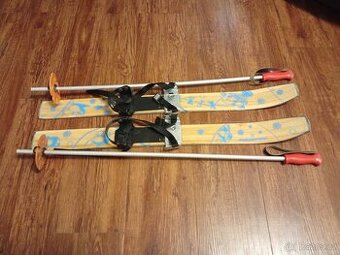 First step kluzky / běžky Sporten + hůlky na klasické boty