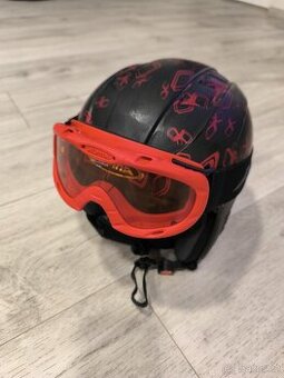 Dětská helma Alpina + brýle