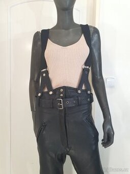 Kožené kalhoty na motorku Dámské V. 38