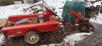 Prodám malotraktor MF-70 s vozíkem a lištou  po GO,