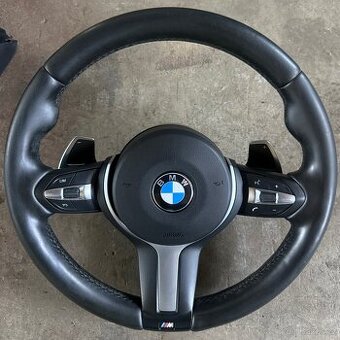 BMW F30/F32/F36 M-PAKET volant multifunkčný + airbag, pádla